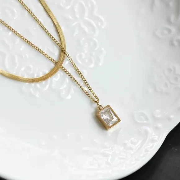 GP Double layered necklace - Picture 3 of 7